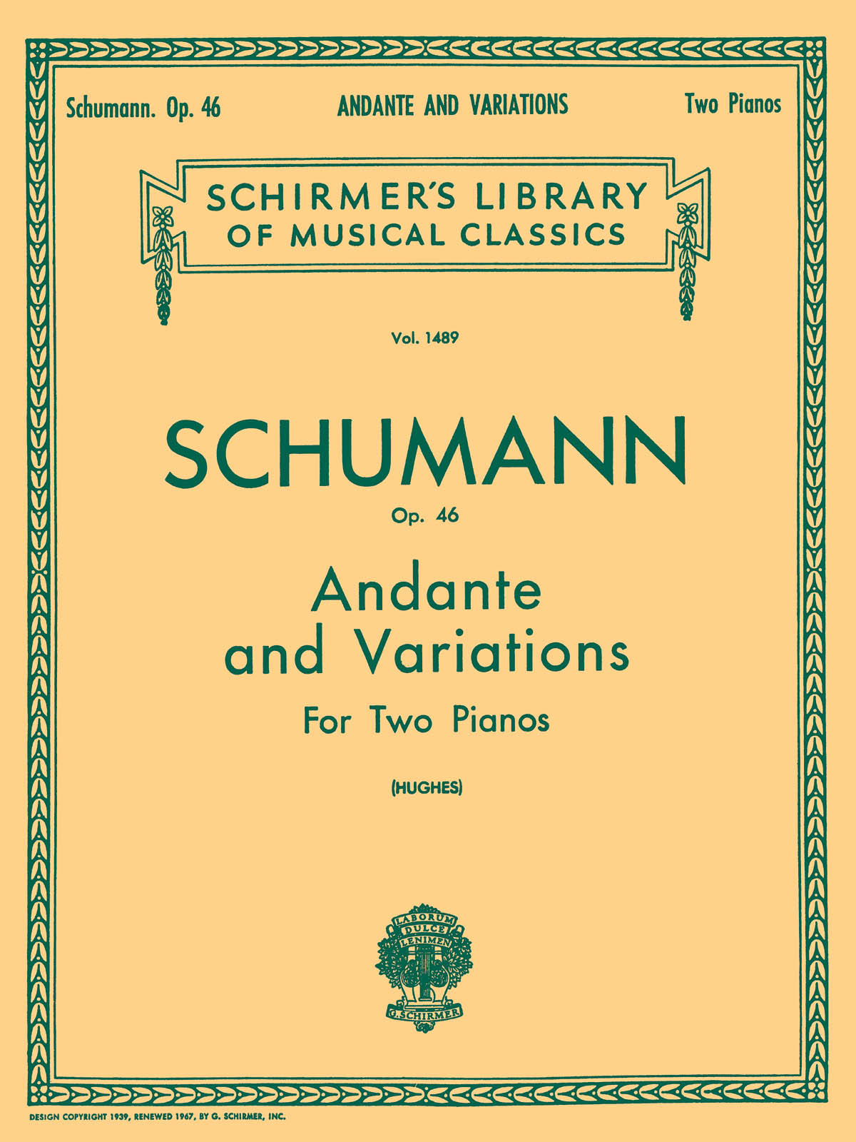 Robert Schumann: Andante and Variations, Op. 46
