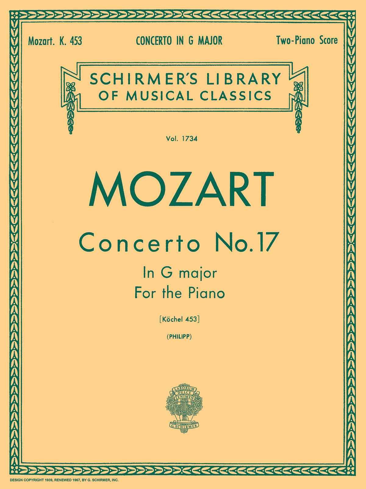 Mozart: Concerto No. 17 in G, K.453