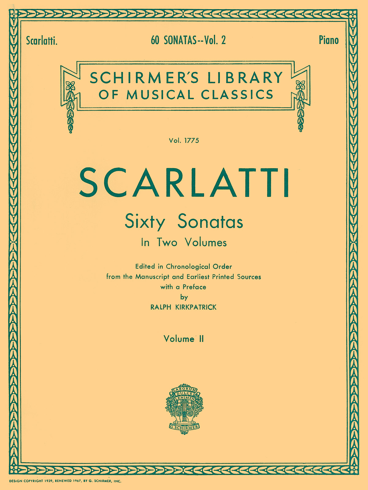 Domenico Scarlatti: 60 Sonatas – Volume 2