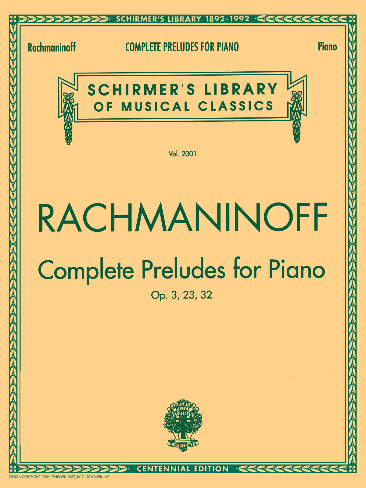 Rachmaninoff: Complete Preludes, Op. 3, 23, 32