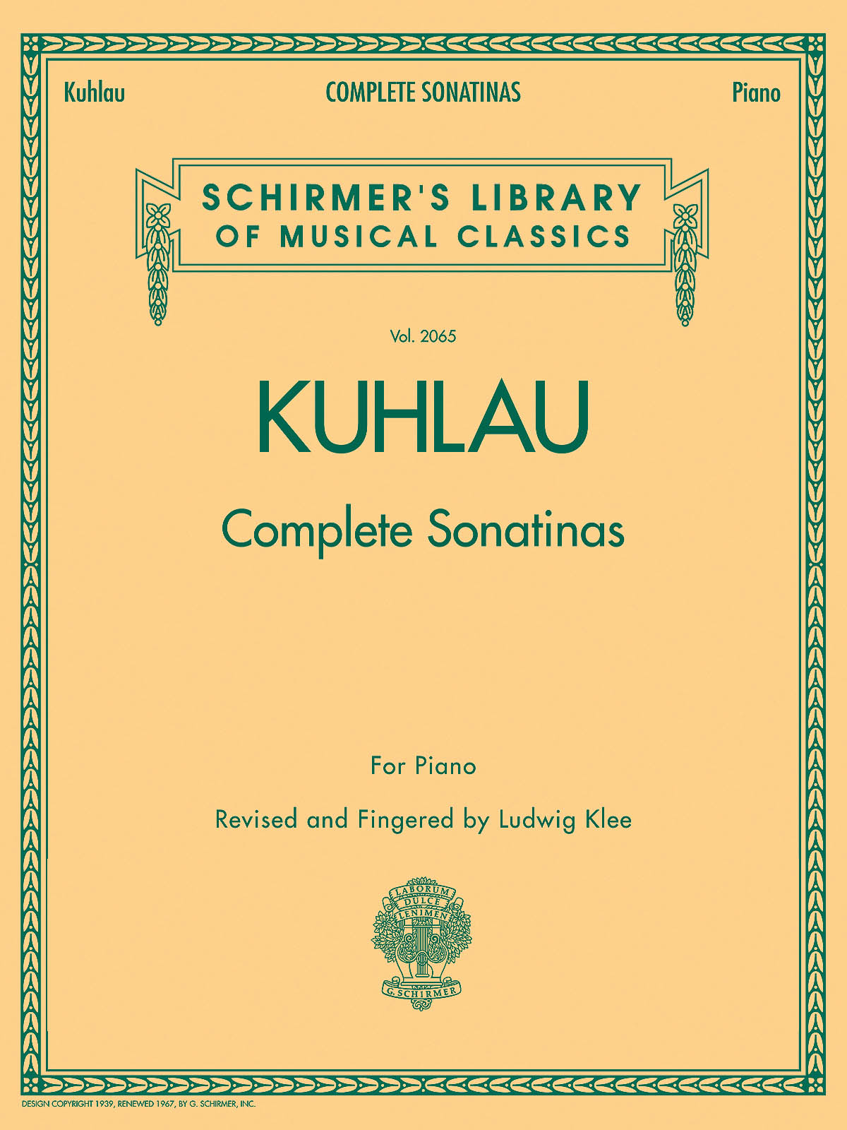 Friedrich Kuhlau: Complete Sonatinas for Piano