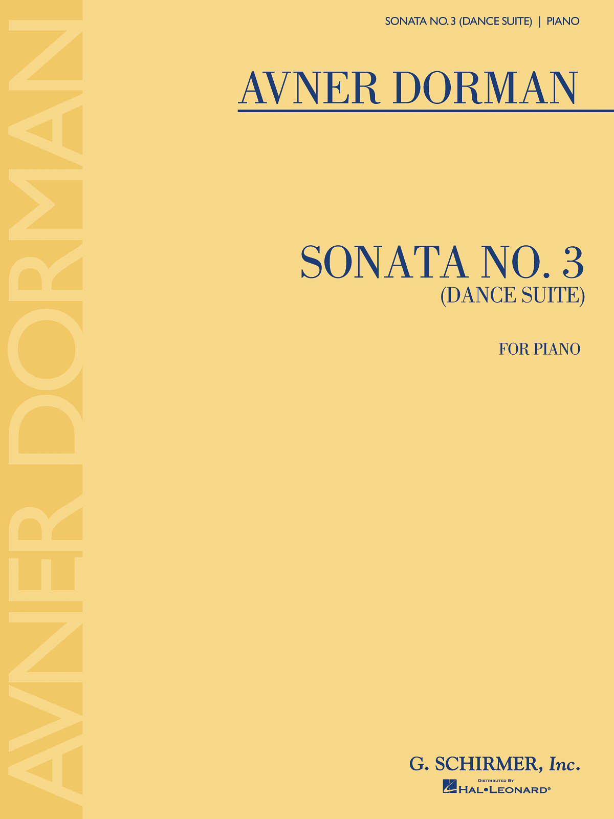 Avner Dorman: Sonata No. 3