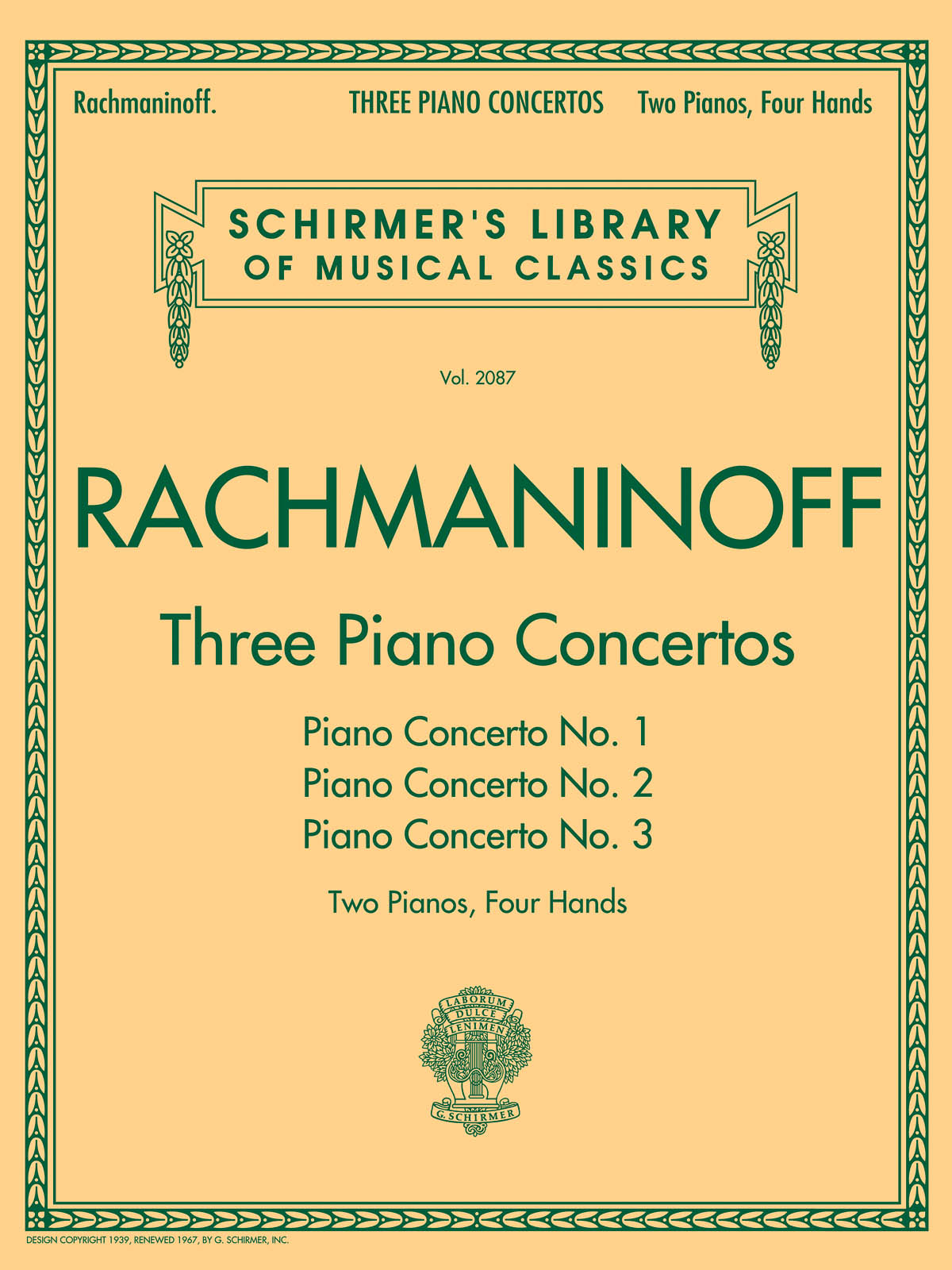 Rachmaninoff: 3 Piano Concertos: Nos. 1, 2, and 3