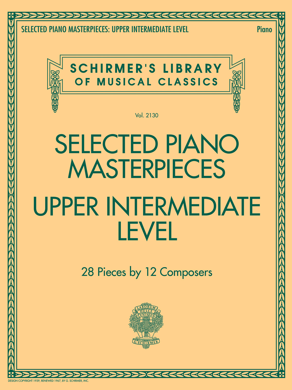Selected Piano Masterpieces – Upper Intermediate