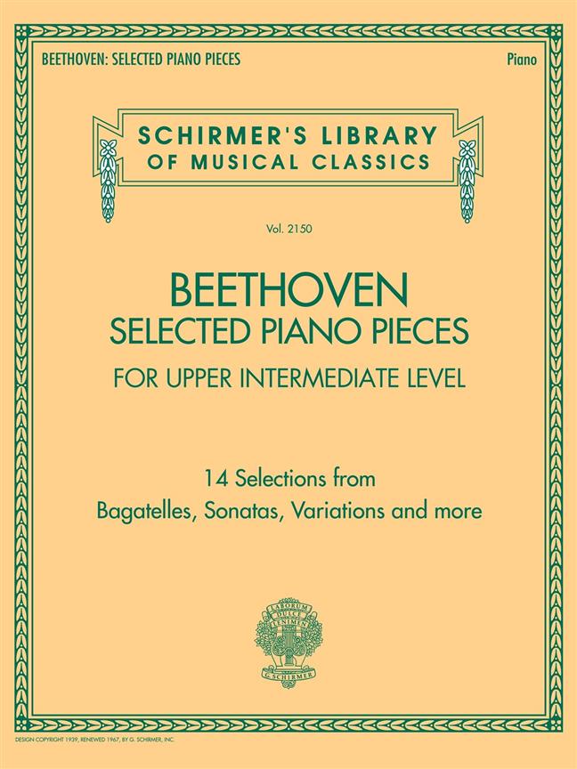 Beethoven Selected Piano Pieces: Upper Intermediate