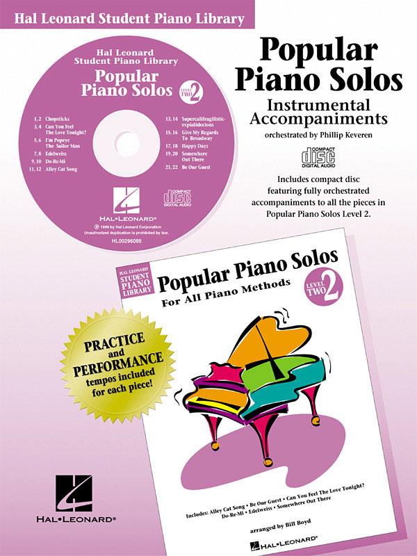 Popular Piano Solos Level 2 CD