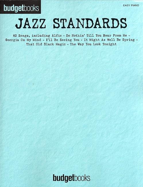 Budgetbooks: Jazz Standards (Easy Piano)