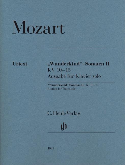 Mozart: Wunderkind-Sonaten Band II KV 10-15