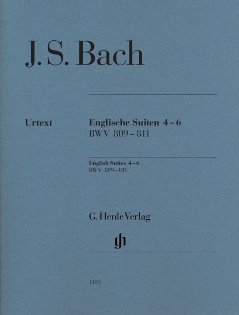 Bach: Englische Suiten 4-6, BWV 809-811