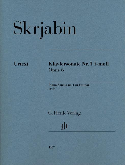 Scriabin: Klaviersonate Nr. 1 f-moll op. 6