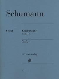 Schumann:  Piano Works Volume 4 (Urtext Edition)