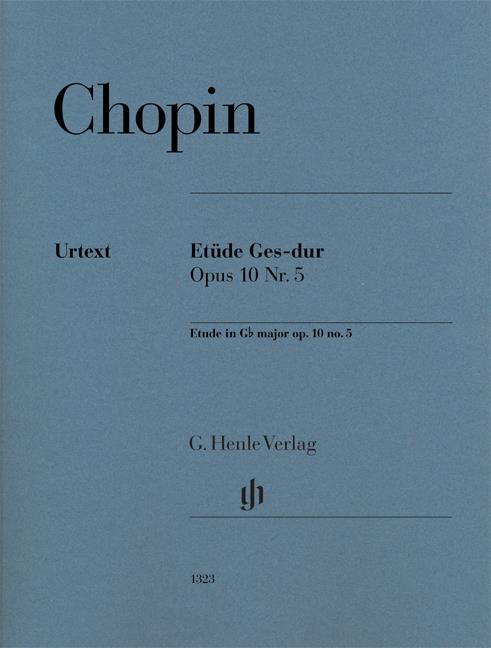 Chopin:  Etude in G flat major op. 10 no. 5