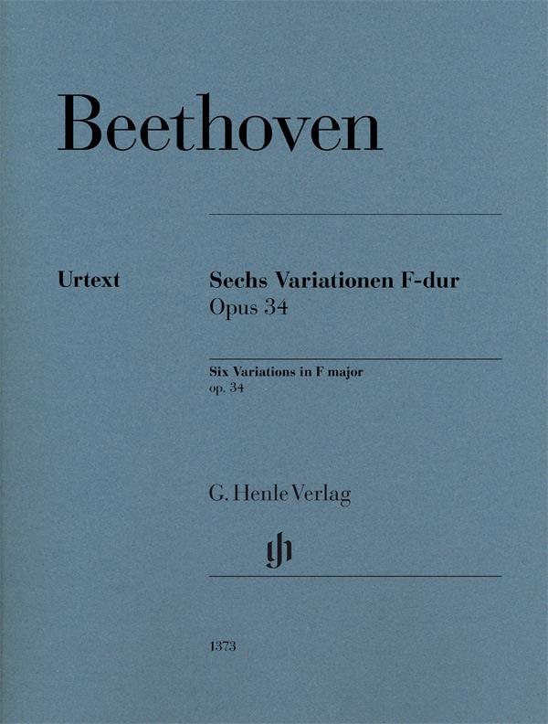 Beethoven: Six Variations in F major op. 34