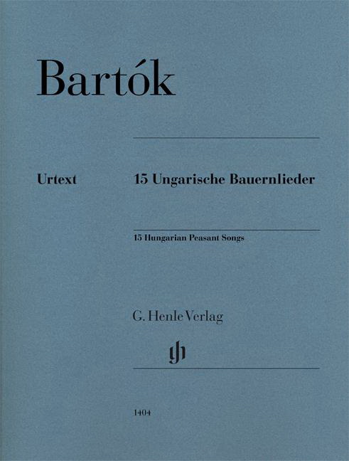 Bela Bartok: 15 Hungarian Peasant Songs