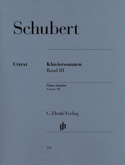 Franz Schubert: Piano Sonatas 3 –  Klaviersonaten 3 (Henle)