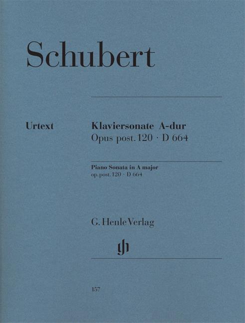 Schubert:  Piano Sonata In A D.664 (Urtext Edition)