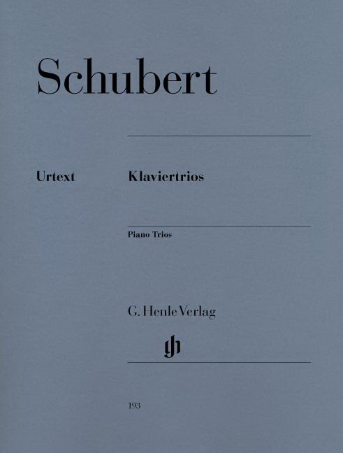 Schubert: Piano Trios (Henle Urtext Edition)