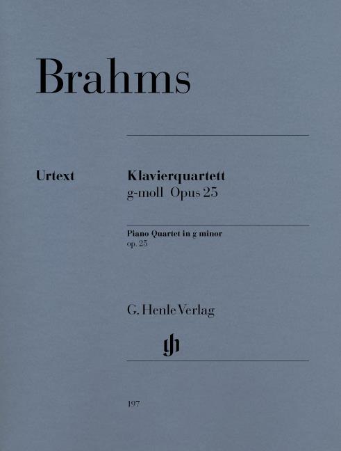 Brahms: Piano Quartet g minor op. 25