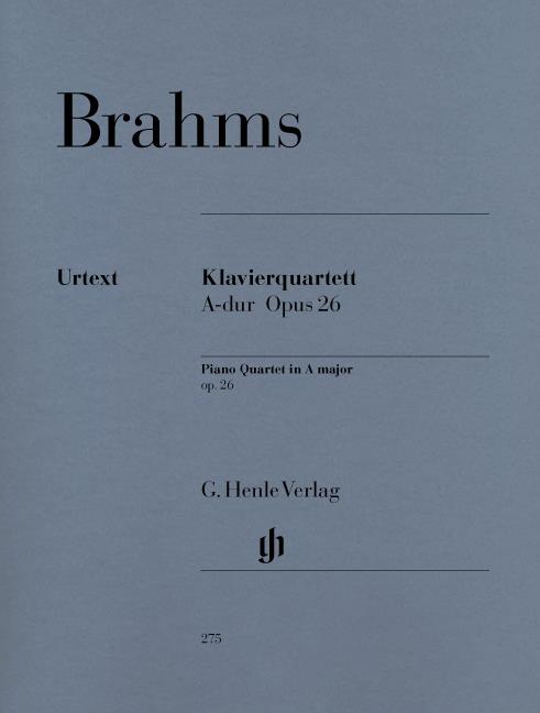 Brahms: Piano Quartet In A  Op.26