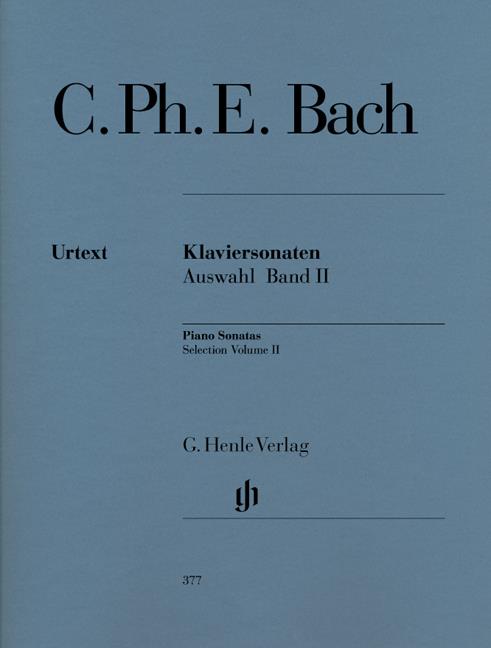 Carl Philipp Emanuel Bach: Piano Sonatas Volume 2 (Urtext Edition)
