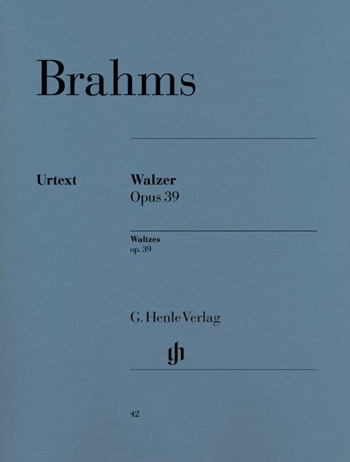 Brahms: Waltzes Op.39 (Urtext Edition)