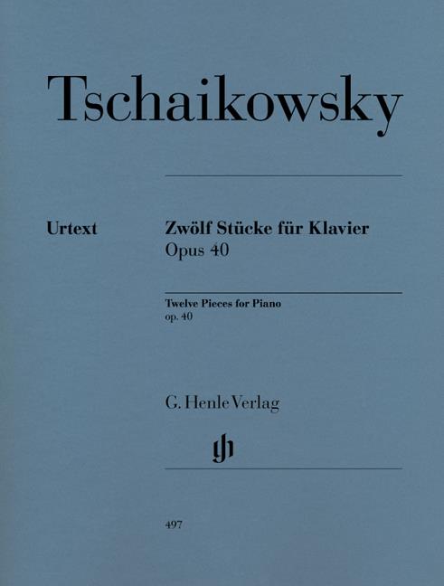 Tchaikovsky: Twelve Piano Pieces Op. 40