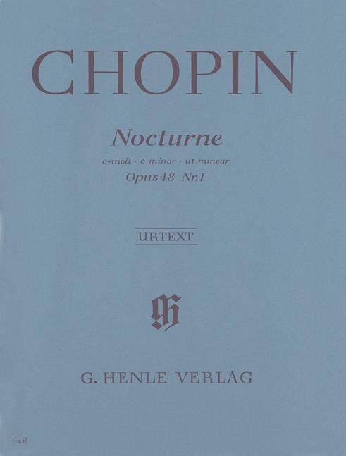 Chopin:  Nocturne C Minor Op. 48 No.1(Henle)