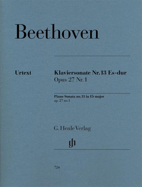 Beethoven: Piano Sonata In E Flat Op.27 No.1 (Urtext Edition)