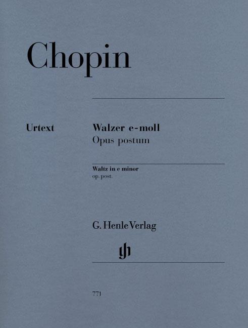 Chopin:  Walzer E-Moll Opus Postum (Urtext)