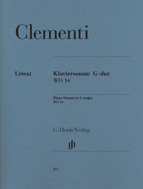 Muzio Clementi: Piano Sonata In G WO 14