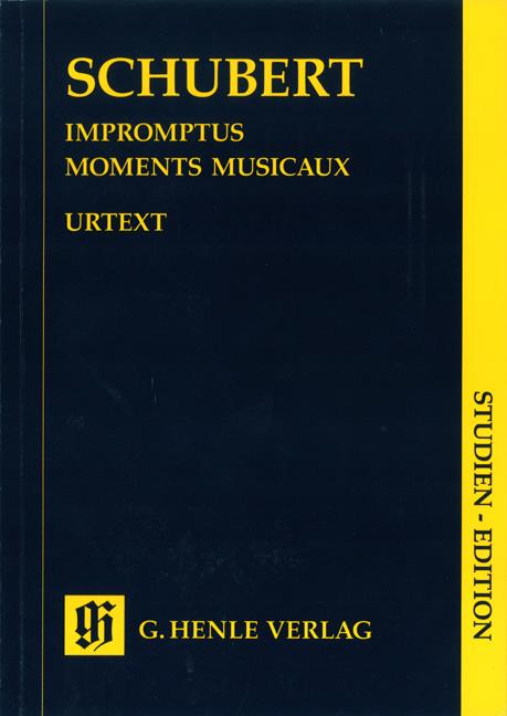 Schubert:  Impromptus And Moments Musicaux (Henle Urtext Edition) – Study Score