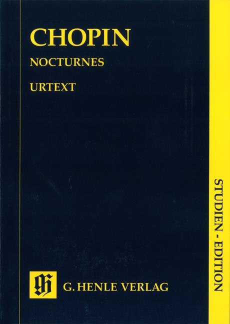 Chopin:  Nocturnes (Henle Urtext Study Score)