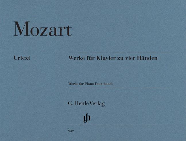 Mozart: Werke für Klavier zu vier Händen