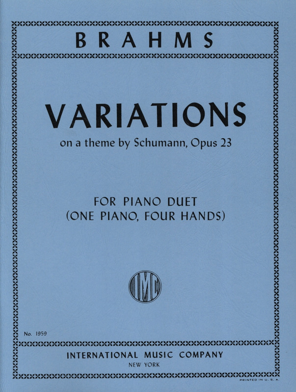 Variazioni Su Un Tema Di Schumann Op. 23