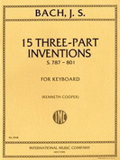 Bach: 15 Three-Part Inventions BWV787-801