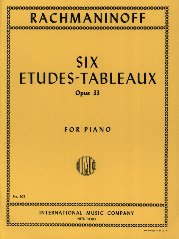 Rachmaninov: 6 Etudes Tableaux O33