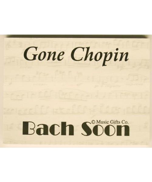 Sticky Pad Gone Chopin