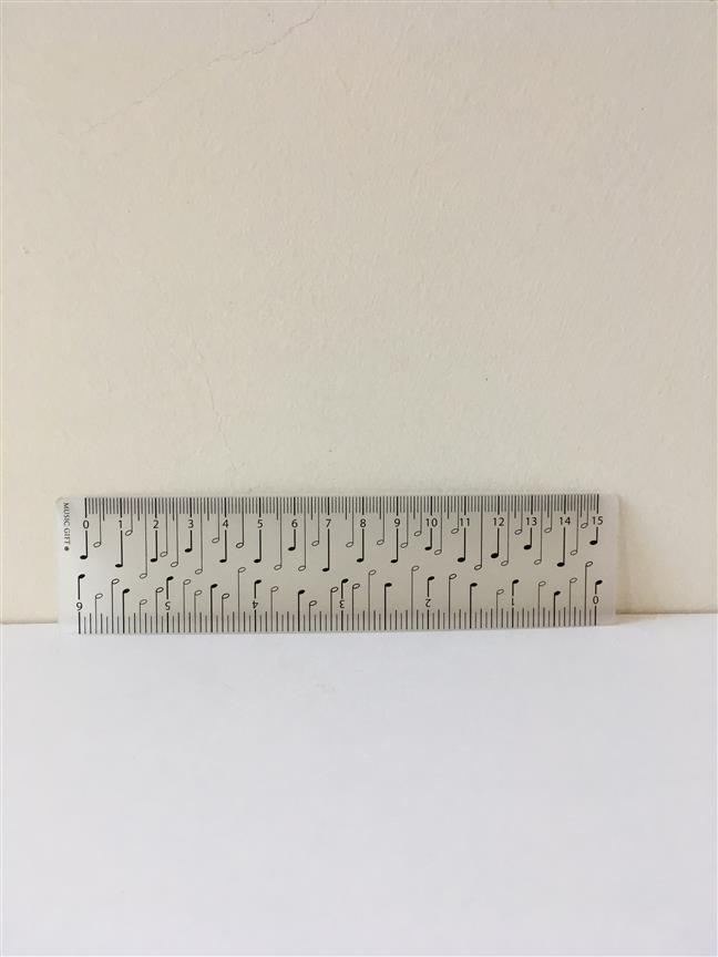 Quarter Note Flexible Ruler – 15cm
