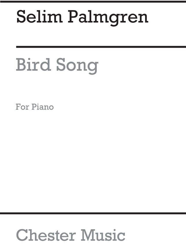 Palmgren: Bird Song for Piano