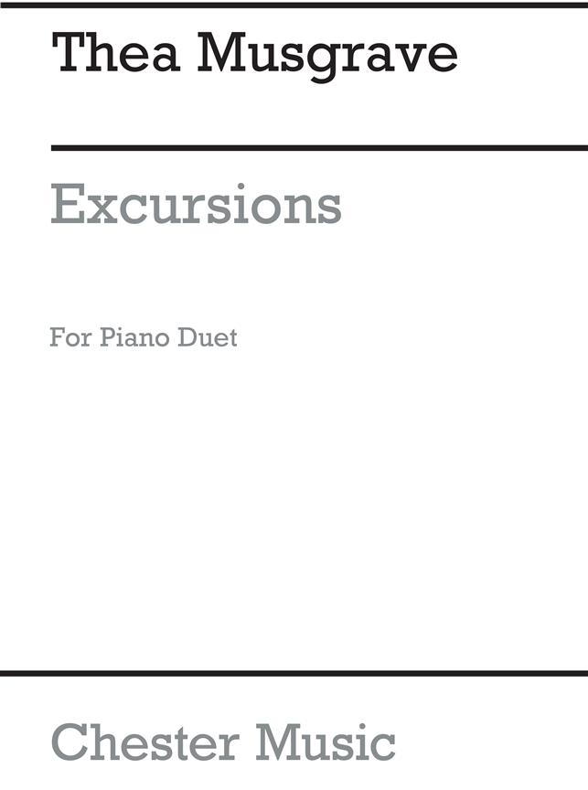 Thea Musgrave: Excursions: 8 Pieces For Piano Duet