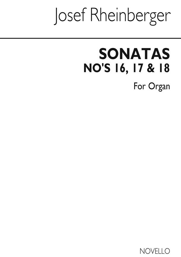 Josefuerheinberger: Sonatas 16-18 For Organ
