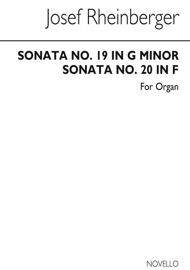 Josefuerheinberger: Sonatas 19 And 20 For Organ