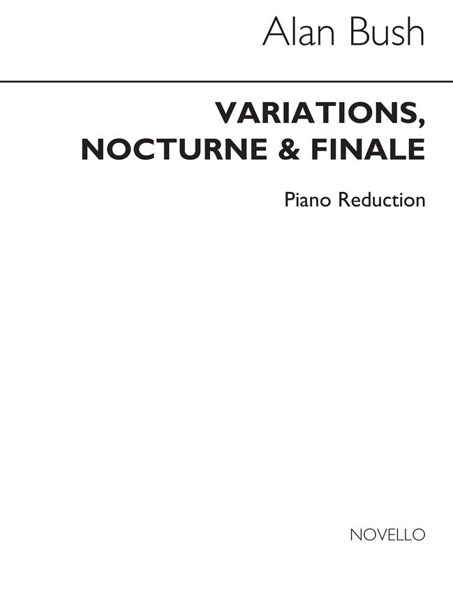 Variations Nocturne And Finale fuer 2 Pianos
