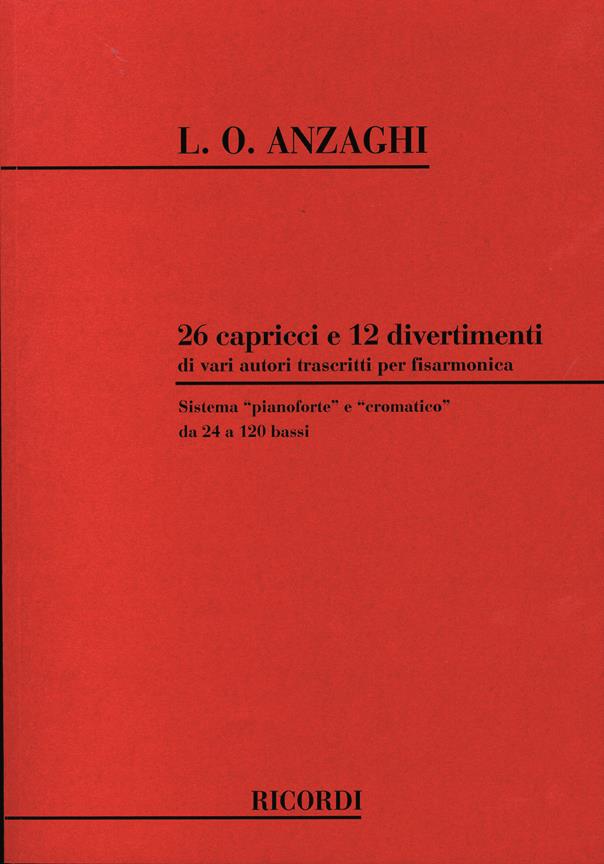 26 Capricci E 12 Divertimenti Di Vari Autori