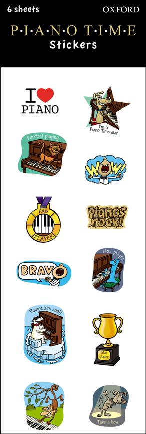 Piano Time Stickers