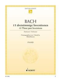 Bach: 15 Dreistimmige Inventionen BWV 787-801