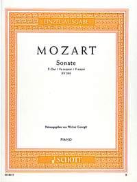 Mozart: Sonata F Major KV 280