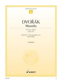 Dvorák: Mazurka B flat major op. 56/3