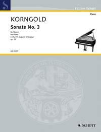 Korngold: Sonata No. 3 op. 25