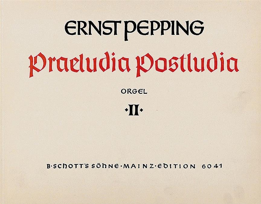 Praeludia – Postludia Band 2